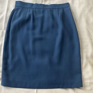 Anne Klein Classic Blue Pencil Skirt